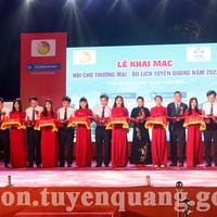 Khai mạc hội chợ thương mại – du lịch Tuyên Quang năm 2022